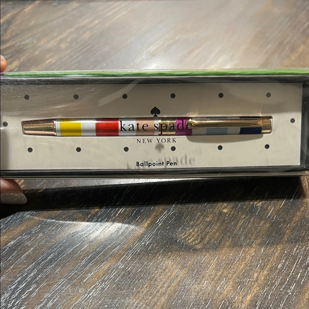 Kate Spade Candy Striped Ballpoint Pen